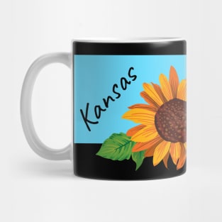 Kansas Sunflower State Flower Mug